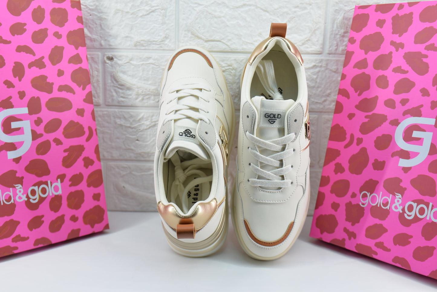 Sneakers Gold & Gold GB 947 BEIGE