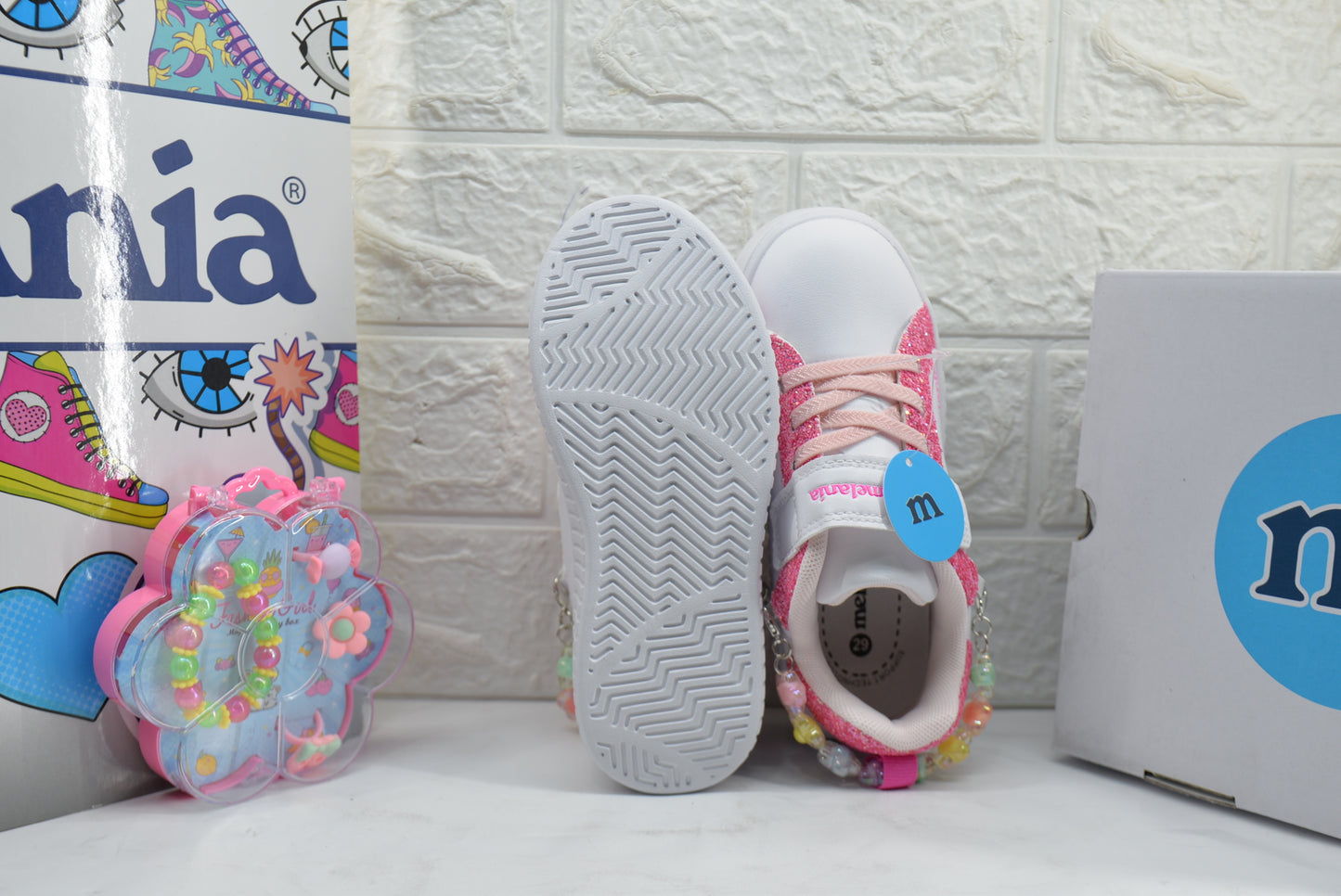 Sneakers Melania ART. M 2620 BIANCO FUCSIA