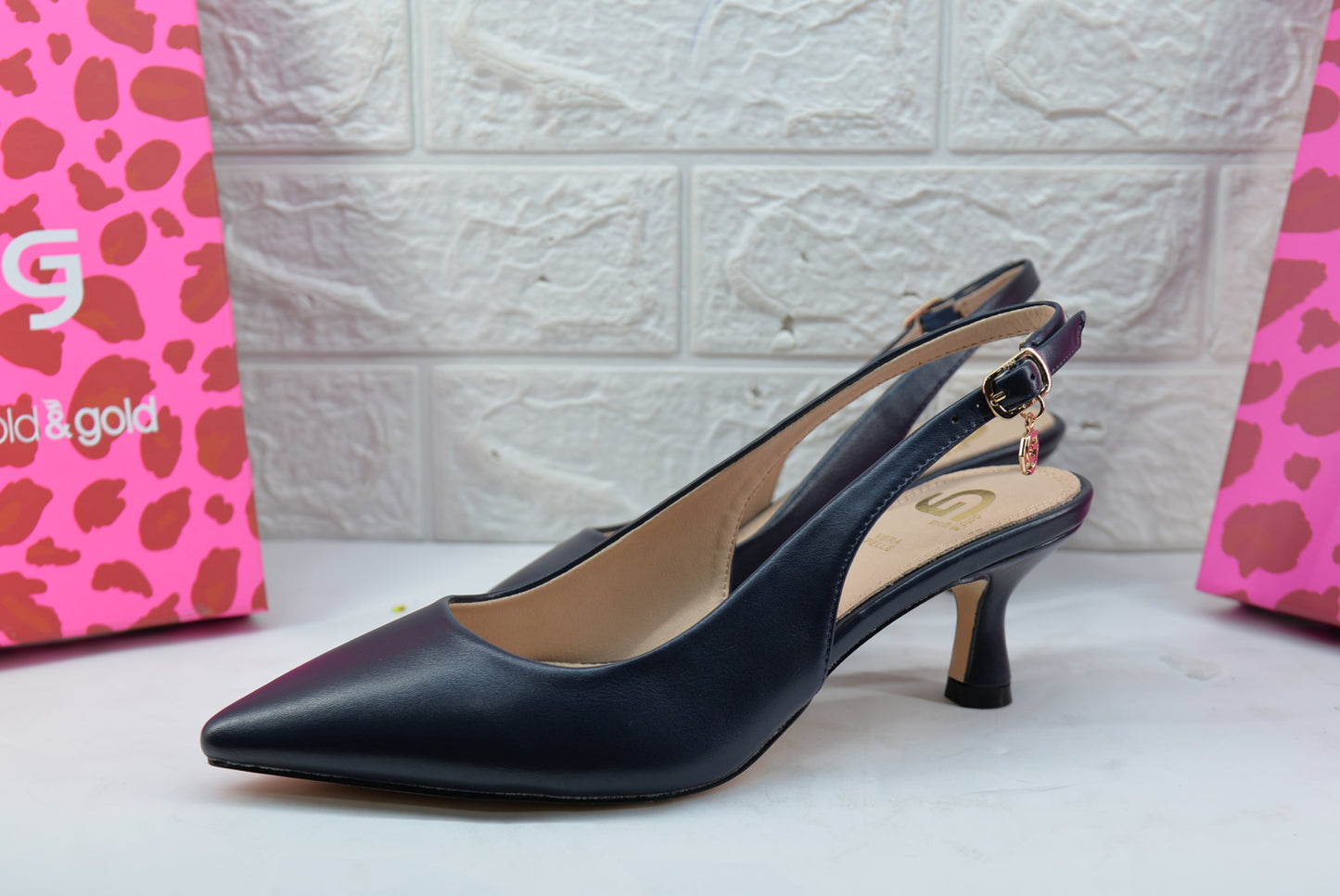 décolleté Gold & Gold ART. GP 587 NAVY BLU