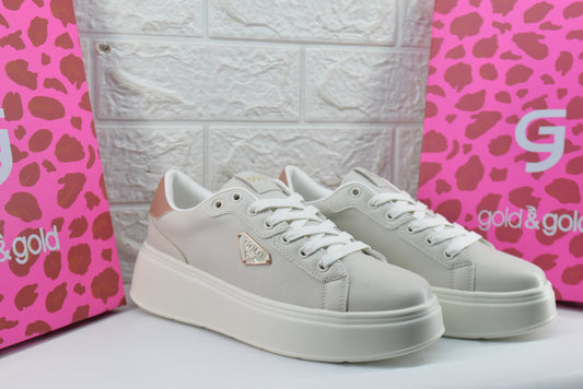 Sneakers Gold & Gold GB 918 BEIGE