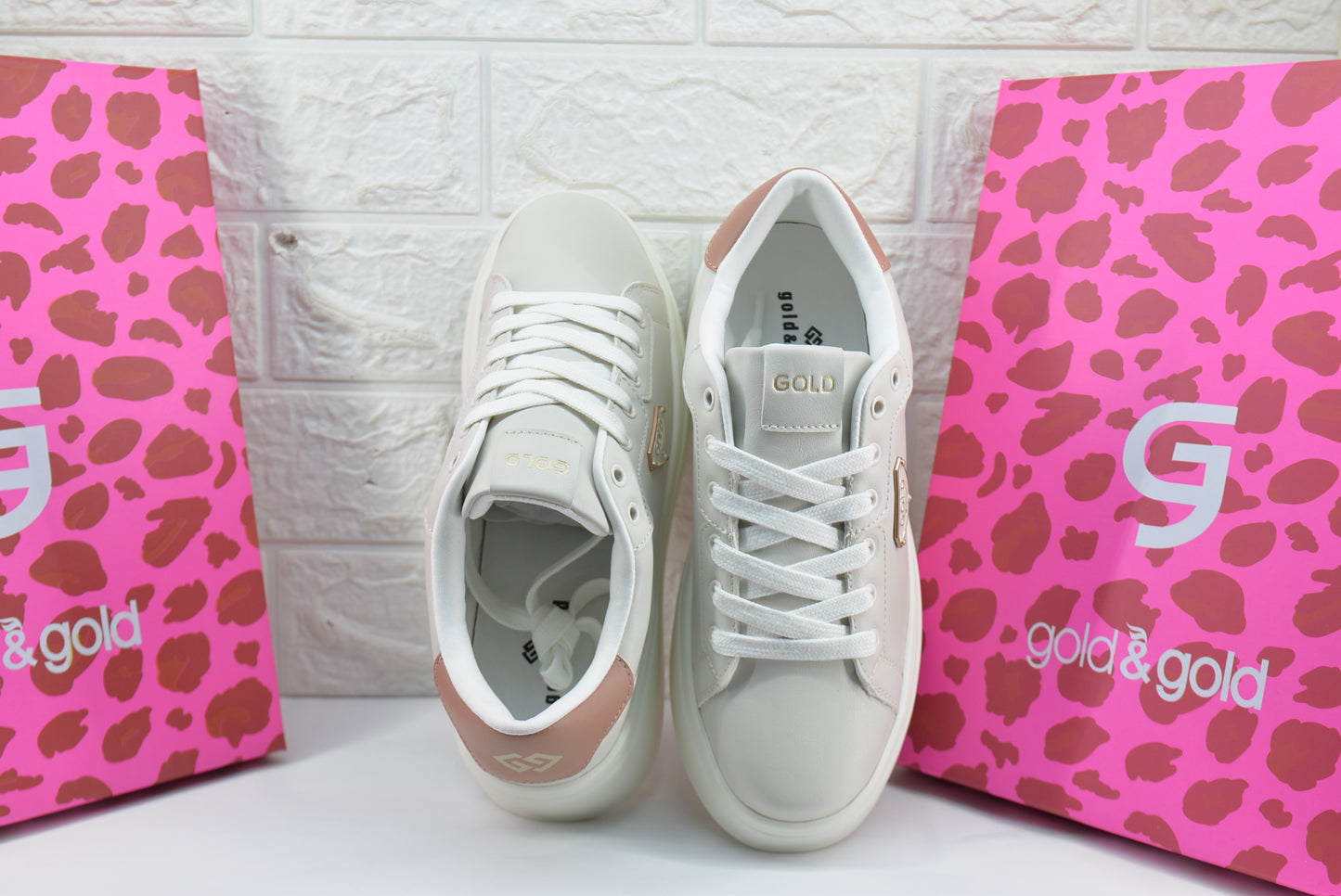 Sneakers Gold & Gold GB 918 BEIGE