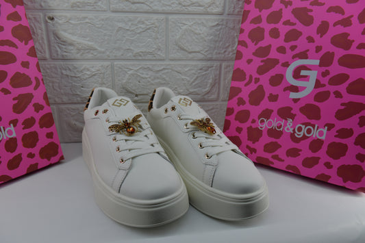 Sneakers Gold & Gold GB 867 LEOPARD