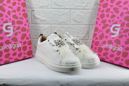 Sneakers Gold & Gold GB 717 BIANCO