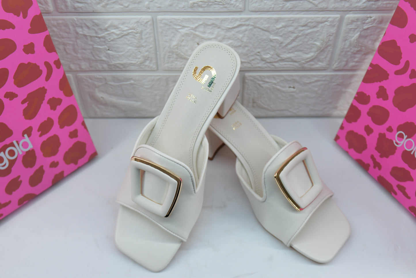 Sandalo Gold & Gold ART.  CP772 BIANCO