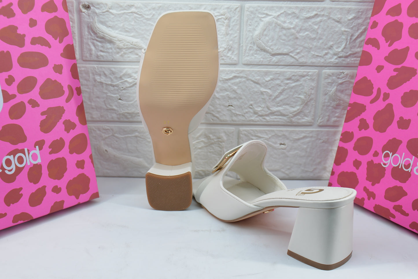 Sandalo Gold & Gold ART.  CP772 BIANCO