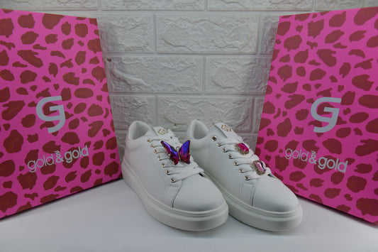 Sneakers Gold & Gold GB 933 FUCSIA