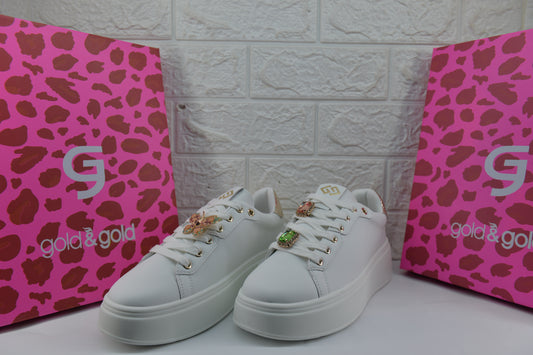 Sneakers Gold & Gold GB 916 FUCSIA